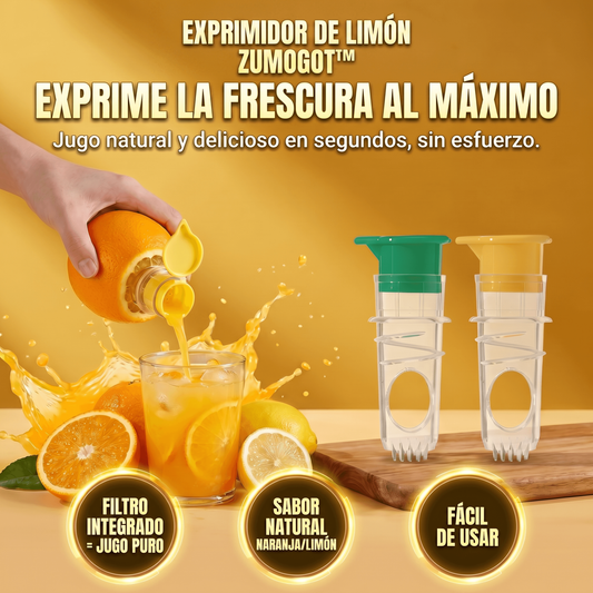 EXPRIMIDOR DISPENSADOR DE LIMON | ZUMOGOT™